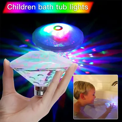 £9.49 • Buy Floating Sensory Colorful LED Light Underwater Lazy Spa Hot Tub Swimming Pool UK
