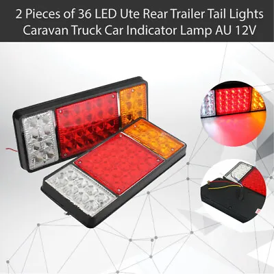 2 X 36 LED Ute Rear Trailer Tail Lights Caravan Truck Car Indicator Lamp AU 12V • $19.51