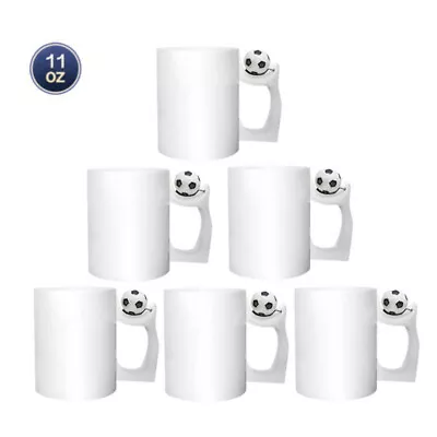 £37.99 • Buy Sublimation Football Mugs 11oz White Coated For Sublimation Printing Heat Press