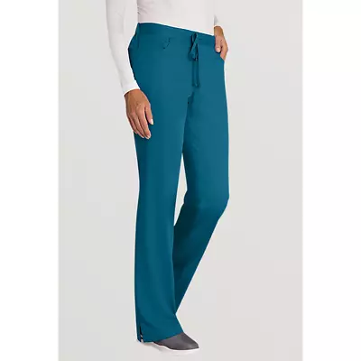 Grey's Anatomy By Barco Medical Scrub Pants Drawstring Waist Teal Womens Medium • $9