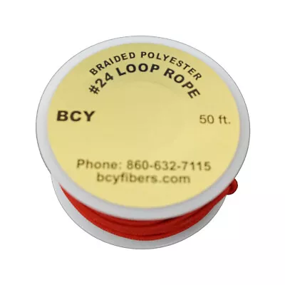 BCY 24 D-Loop Material Red 50 Ft. • $24.46