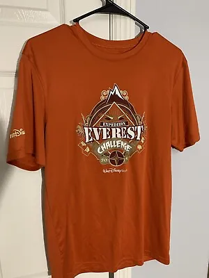 2014 Run Disney Expedition Everest Challenge Size-Petite Orange Double Dry Shirt • $10