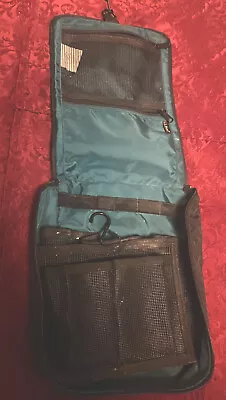LL BEAN Travel Toiletry Bag Personal Organizer Hanging Water Resistant - Nylon • $14.99