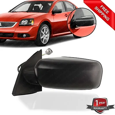 Power Mirror Textured Black Driver Side For 2004-2012 Mitsubishi Galant • $48.66