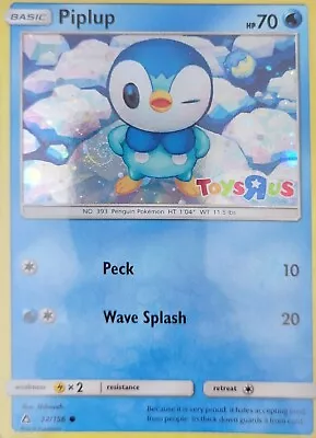 Pokémon TCG Piplup Toys R Us Promo 32/156 Promo Holo • $4.99