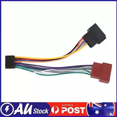 ISO Wiring Harness Loom Connector Adaptor 16 Pin For KENWOOD Car Stereo Radio • $9.90