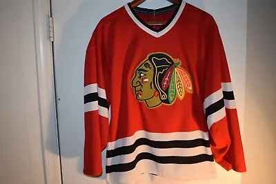 Chicago Blackhawks Vtg CCM Jersey Men's Small LIGHT DAMAGE • $16