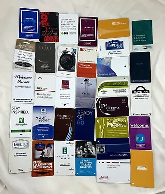 33 Different Hotel Room Key Cards • $9.99