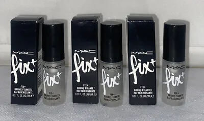 3- MAC Fix Plus Skin Refresher Finishing Mist Spray 0.17oz Each With Makeup Bag! • $11