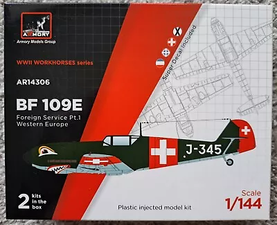 Armory 1/144 Messerschmitt Bf 109E Foreign Service Pt.1 Western Europe • £11.99