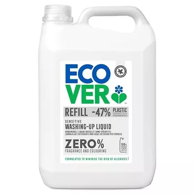 Ecover Zero Sensitive Washing-Up Liquid Refill 5L • £18.99