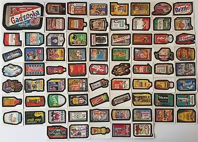 Wacky Packages Album Stickers Card Set 77 Sticker Cards 1986 Topps • $31.45