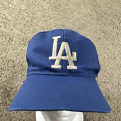 Vintage LA Dodgers Hat Cap Men’s Blue Snapback Logo 7 MLB Baseball 90s • $23