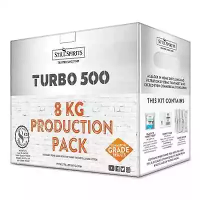 Still Spirits 1x Classic 8 Yeast 240g Turbo Production Pack With 8kg Turbo Sugar • $99.95