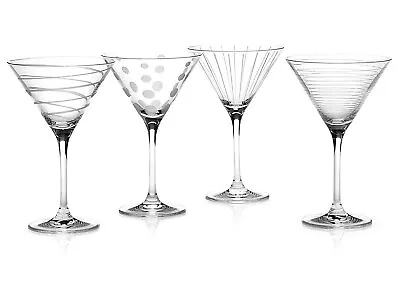 £21.95 • Buy Mikasa Cheers Martini Crystal Glass Set Of 4 290ml Boxed Set Cocktail Glasses
