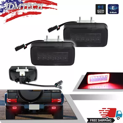 USA SMOKE LED Light Bar Rear Bumper Reverse + Fog Lamp For 02-18 W463 G Class • $71.99