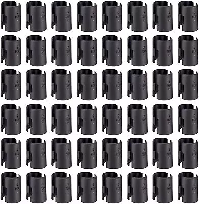 Wire Shelf Clips Shelving Split Sleeves Lock Metal Rack Fits 1  Post 74 Pieces • $12.80