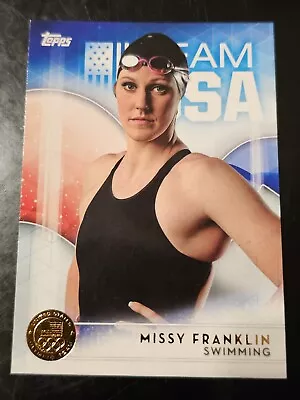 MISSY FRANKLIN 2016 Topps US Olympic Bronze #14 Swimming • $2