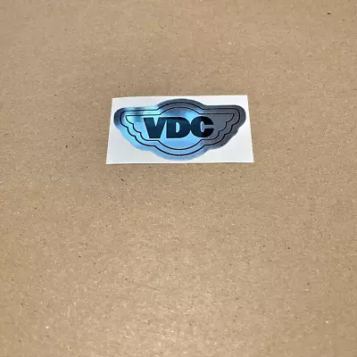 VDC BMX CHROME Sticker Decal Hutch Haro Kuwahara CW Woody Bars Torker Bassett SE • $5.25