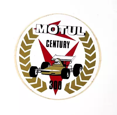 Motul Century 300  3 X3  Decal Sticker • $9.95
