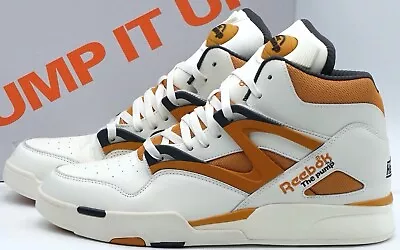 Reebok Pump Omni Zone II Chalk Radiant Ochre Grey 13 100033886 Sneaker Retro Og • $119.79