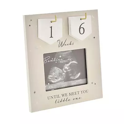 Baby Scan Photo Frame Arrival Countdown Newborn Ultrasound Expecting Picture 3x4 • £11.90