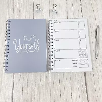 £9.99 • Buy Slimming World Food Diary, Weekly Meal Planner, Notebook - SW9 Find Yourself