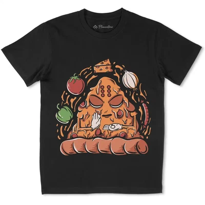£14.99 • Buy Pizza Buddha T-Shirt Food Funny Buddhism Religion Meditation Monk P681