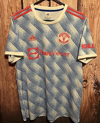 Adidas Manchester United 2021 / 2022 Jersey Soccer Away Men’s Size Large • $44.99