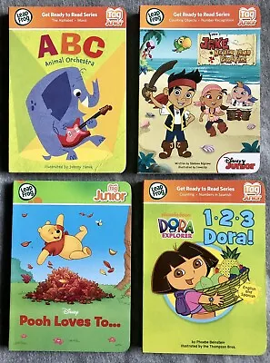 LeapFrog Tag Junior Book Bundle Winnie The Poo Dora Jake & Neverland Pirates ABC • £6.99