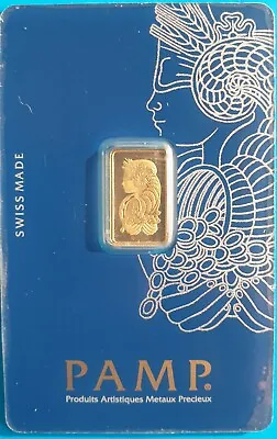 999.99 Gold Pamp Suisse 2.5 Gram Bar Sealed Assay ! Only 1 Left • £180