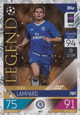 £2.45 • Buy Match Attax 2022/23 22/23 Frank Lampard Legend Card No 417