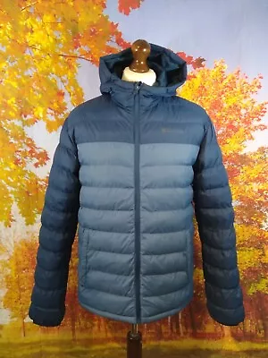 Mountain Warehouse Nylon Blue Puffer Jacket. UK Men's Size Medium • £25