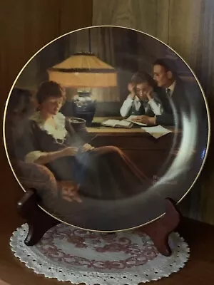 “Father’s Help” Norman Rockwell Light Campaign Series Plate #3 Edwin Knowles • $1.99