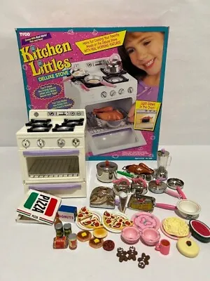 1995 Tyco Kitchen Littles Deluxe Stove Plus Extras • $59.99