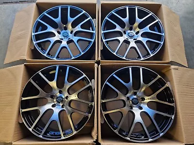 GENUINE Onyx Amethyst 22  Alloy Wheels For Audi Q7 Porsche Cayenne VW Touareg • £1000