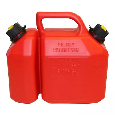 Fuel And Oil Combination Bottle Can 6 Litre / 2.5 Litre Suits Chainsaw 4WD Bike • $39.95