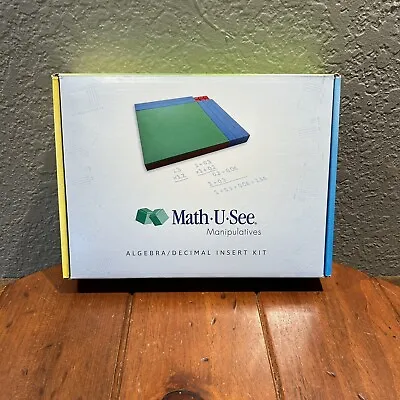 Math U See Manipulatives Algebra/Decimal Insert Kit  Complete • $23.10