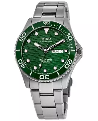 New Mido Ocean Star 200 C Green Dial Steel Men's Watch M042.430.11.091.00 • $1060