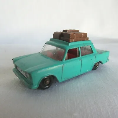 VTG LESNEY ENGLAND 1:64 1960s #56 FIAT 1500 CAR LUGGAGE RACK GREEN VG  • $12.95