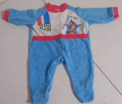 Vintage Carter's Baby Bodysuit Footed Pajamas/Outfit - Size Small - SHIPS FREE! • $8.24