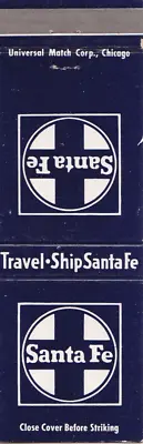 Santa Fe Railroad Matchbook Cover 1970's . • $1.19