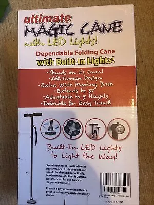 Ultimate Magic Cane Walking Stick With LED Lights • £5