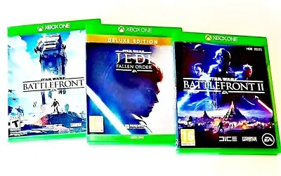 Star Wars | Xbox One | Games | Collection | Battlefront I+II | Jedi Fallen Order • £95