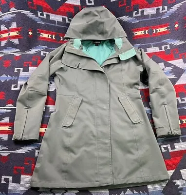 Patagonia Womens Small Parka Jacket Tres Long Winter Rain Coat Waterproof H2NO • $89.99