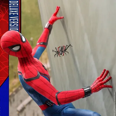 HOT TOYS Marvel Homecoming Spider-Man Deluxe Version QS015 1:4 Scale Figure NEW • $1268.80