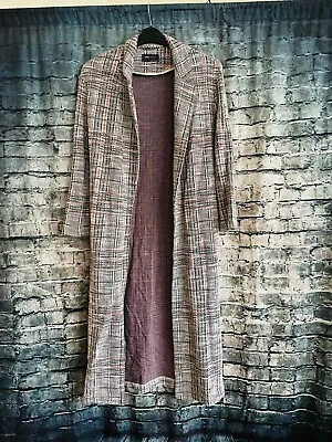 M&S CARDIGAN COAT 6  Duster Maxi Cotton Mix Wrap CARDICOAT Long COLLECTION • £4.99