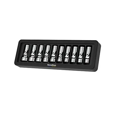 3/8 Inch Drive Universal Joint Socket Set Swivel Socket Set Metric Flex Socket S • $35.40