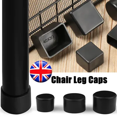 £4.52 • Buy 4pcs/set New Chair Leg Cap Rubber Feet Protector Pads Furniture Table Covers Uk