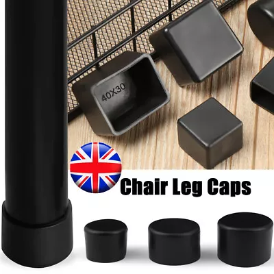 4pcs/set New Chair Leg Cap Rubber Feet Protector Pads Furniture Table Covers Uk • £4.60